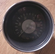 Genuine Original VW Karmann Ghia Speedo Speedometer & Bracket - Excellent