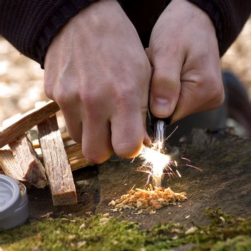 Magnesium fire starter steel - magnesium,