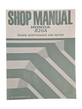 Honda B20A Shop Manual 1987