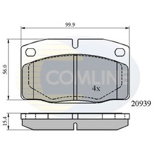Brake Pads Set For Vauxhall