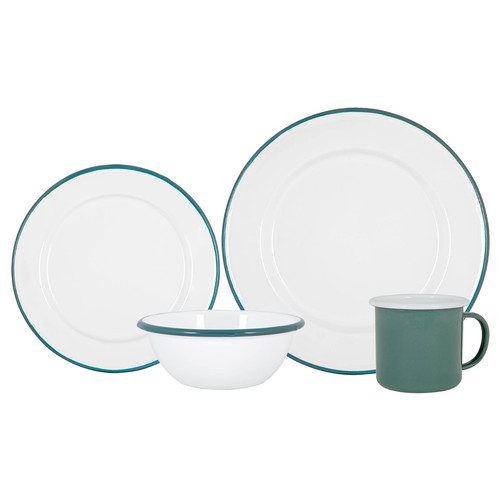 Piece white enamel - 16,