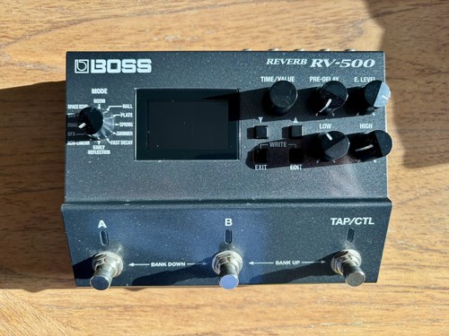 Boss 500 digital reverb - boss, rv-500