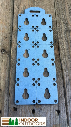 Keyhole hanging plate metal - keyhole,