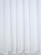 Plain Net Curtains Weighted Base Net Curtain Sold By the Metre Rod Slot