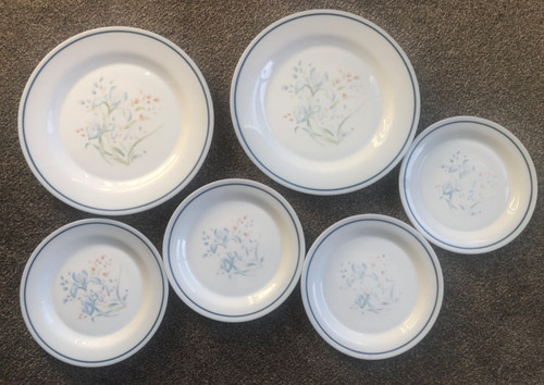 Pyrex blue iris 26cm - 2x,