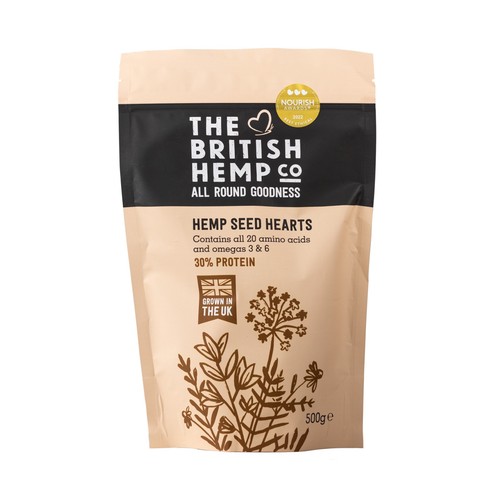 Hemp hearts shelled seeds - hemp, raw
