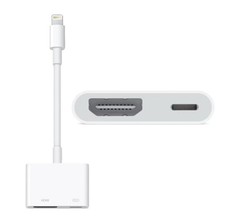 Lightning to HDMI IPad iPhone Apple Digital TV Adapter+charging port Till IOS 17