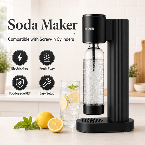 Spozer sparkling water maker - spozer,