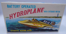 VINTAGE CLIFFORD SERIES BATTERY OPERATED HYDROPLANE & OUTBOARD MOTOR BOXED  READ