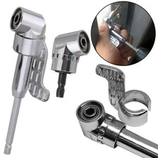 2pcs Right Angle Drill Adapter 90° 105° 1/4 Inch Hex Shank Drill Attachment Tool