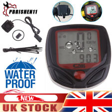 Motorcycle Motorbike LCD Digital Speedometer Tachometer Odometer Gauge CLK Clock