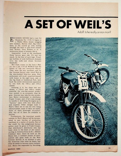 Maico adolf weil motocross - weil,