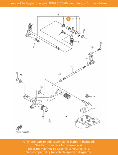 Yamaha spacer 3d8 18175 - yamaha, 3d8-18175-00