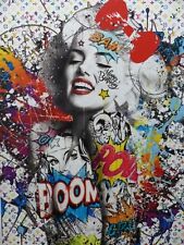 DEATH NYC "FRAMED" Lithograph ltd. Edit. of 100 "Marilyn Comic" 3D Seal COA