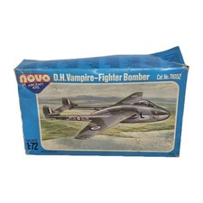 Novo 1/72 Scale DH Vampire FB Mk.5 Plastic Model Kit 1978 Boxed 78052 Unbuilt 