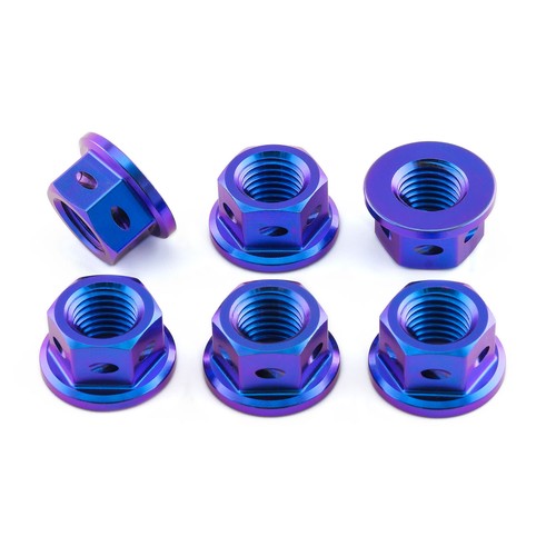 Titanium sprocket nuts - nuts, x