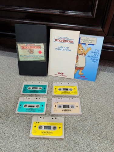 Vintage teddy ruxpin cassette - vintage,