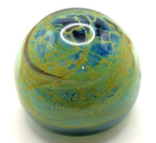 Mdina glass paperweight 6cm high