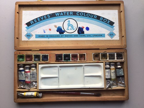 Vintage boxed reeves water - boxed,
