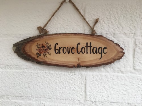 Personalised wooden sign name - wooden,