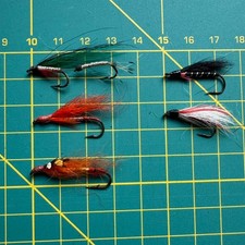 5 Vintage Salmon / Trout Flies