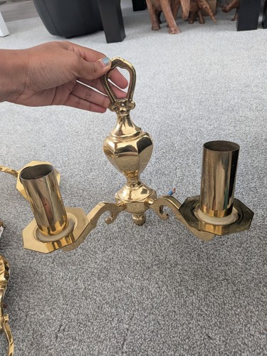 Vintage solid brass - 3x,