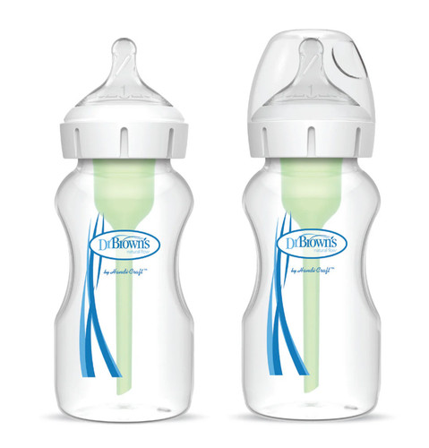 Glass baby bottle browns - glass, dr