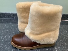 UGG AUSTRALIA MAYLIN LEATHER BOOTS SIZE 36 UK 3.5 EXCELLENT CONDITION WORN ONCE