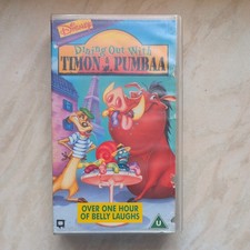 Disney Dining Out With Timon & Pumbaa VHS Video Tape Lion King