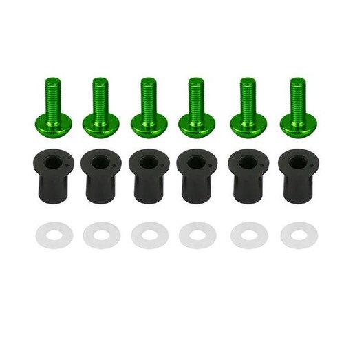 Screen bolt screws green - green, for