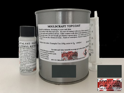Deep grey topcoat flocoat 500g - grey,