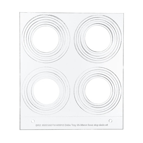 Size circle tray - 6, for