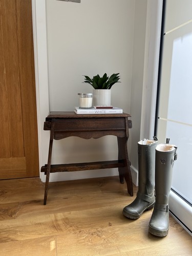 Antique vintage handmade oak - handmade,