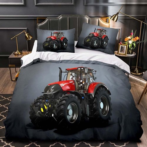 Farm tractors duvet cover - farm,