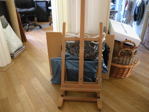 Wooden artist easel table top - artist, easel.
