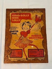 Vintage Good Golly Miss Lolly Musical David Vos 1971 Wood Sign Bobbie Brentner
