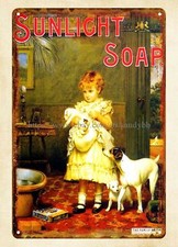 SunLight Soap metal tin sign nostalgic  outdoor wall restaurant pub