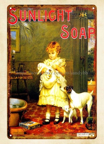 Sunlight soap metal - soap, sign