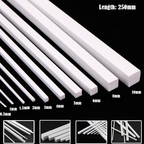 250mm white abs styrene - 250mm,
