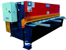 CARTER 3.2m x 6.5mm CNC Guillotine Sheet Metal Shear, Rear Sheet Support