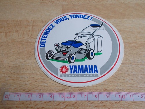 Sticker lawn mower yamaha - lawn,