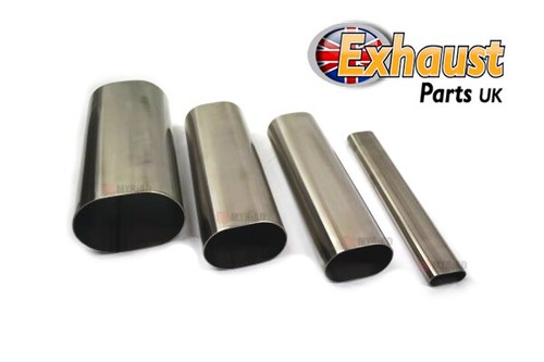 Performance oval exhaust tube - oval,
