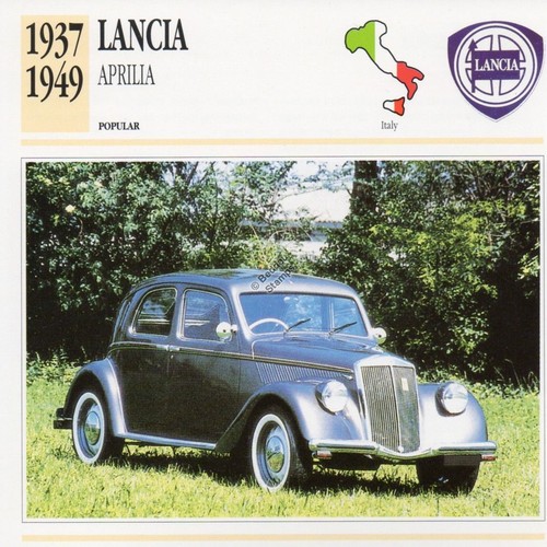 1937 1949 lancia - lancia, aprilia