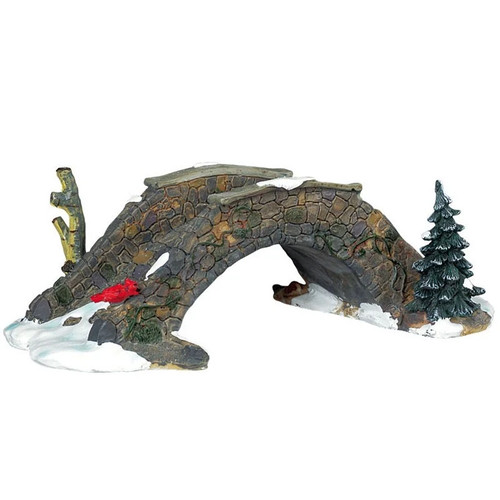 Lemax olde stone bridge table - olde,