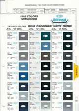 1992 AND 1993 MITSUBISHI PAINT