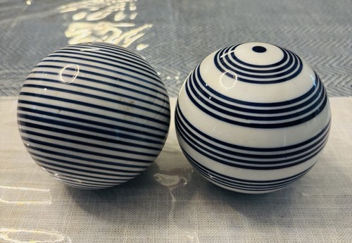 Vintage blue and white - blue, 4”
