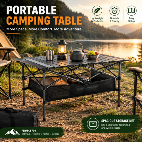 Camping table folding - table,