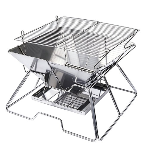 Foldable fire pit grill - pit,