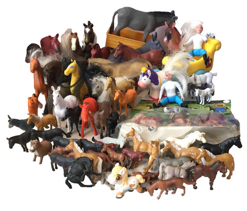Vintage toy horse ponies - vintage,