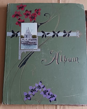 antique scrap book, late